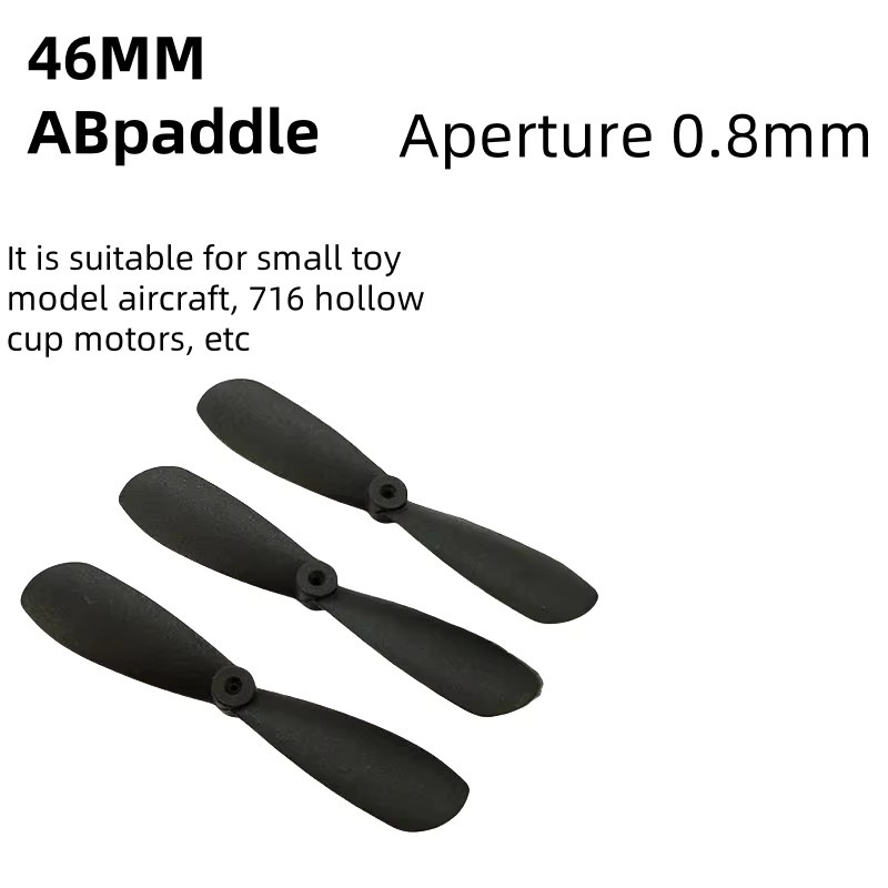 KePaQi RC-Flugzeug-Propellerblätter, 20 Stück, 46 mm, vorwärts und rückwärts - Bild 2