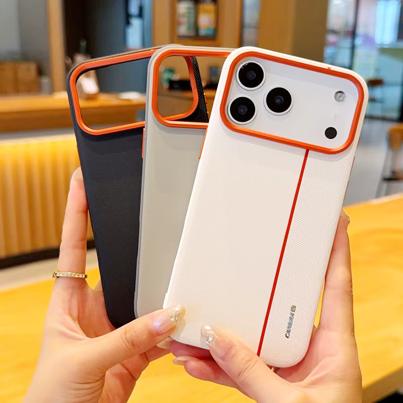 Apple Business-Handyhülle aus PU-Leder für iPhone Air 17 Pro und iPhone Air 17 Pro Max in Weiß, ultradünn und kratzfest - Bild 1