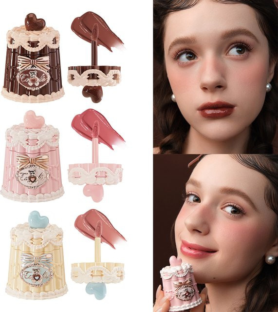 Flower Knows Sweetie Bear Coating Lip Jelly Lippenstift, Vegan - Bild 1