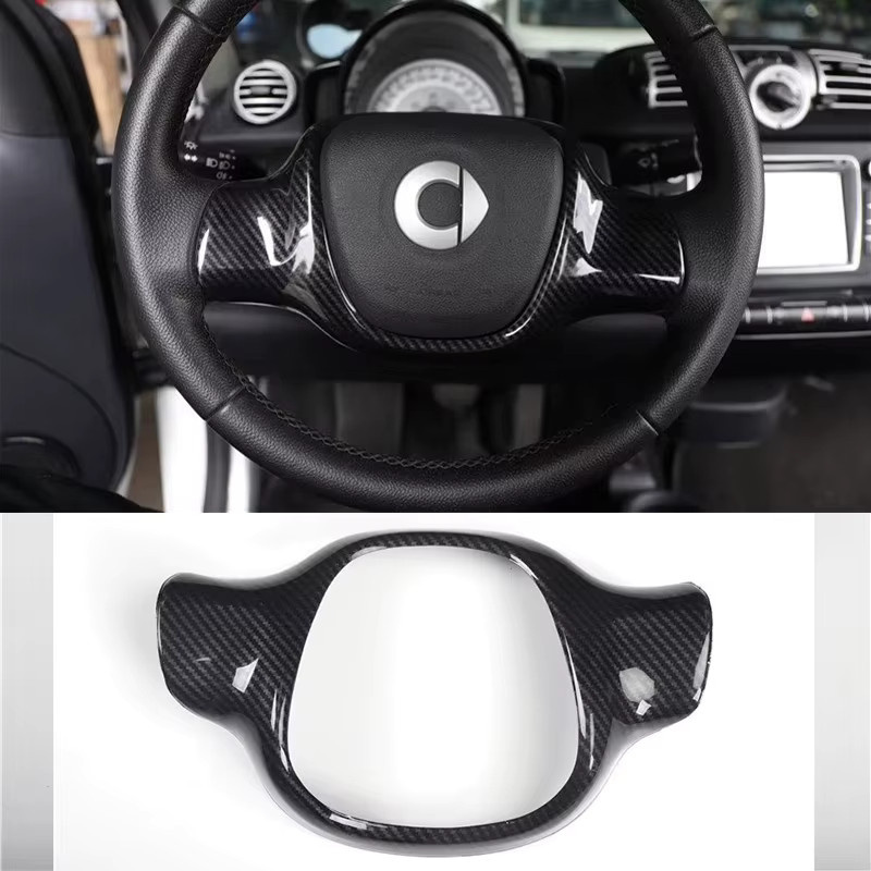 ZUIMI Lenkrad im Carbon-Stil für Smart 451 Fortwo Brabus Edition in Schwarz - Bild 2