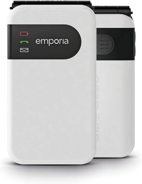 Emporia SIMPLICITYglam 2G Seniorenhandy Klapphandy in Weiß - Bild 1