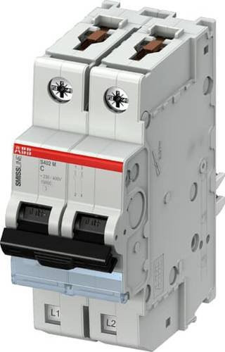 ABB S402M-C13 Leitungsschutzschalter 2-polig grau 2CCS572001R0134 - Bild 1