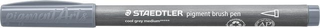 Staedtler Pigment Brush Pen in Kaltgrau Medium - Bild 1