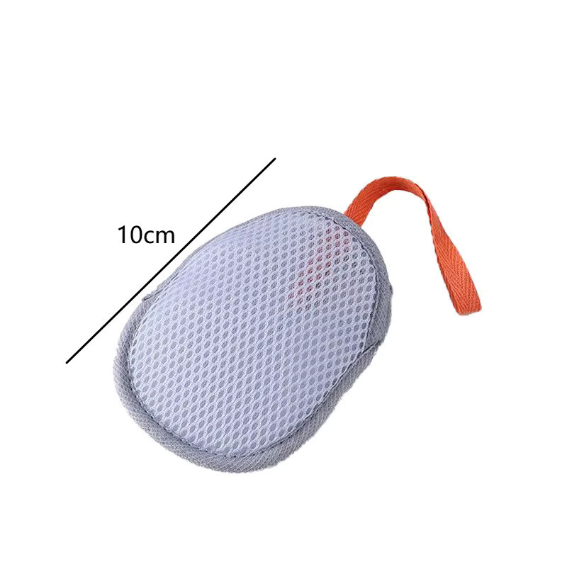 Bade-Reinigungsnetz, doppelseitiger Seifenbeutel, Körperpeeling-Schwamm, Unisex - Bild 2