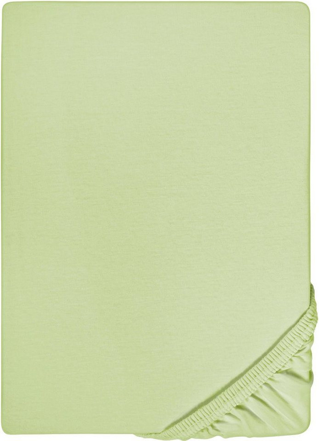 Biberna Spannbettlaken Marc aus Baumwolle Jersey mit Gummizug für Matratzen bis 22 cm Höhe - Bild 1