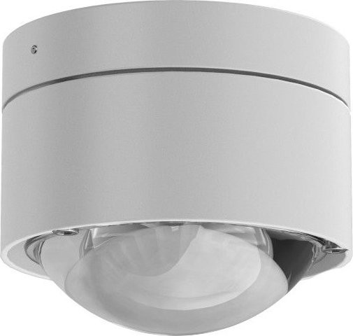 Top Light Puk Mini Plus Deckenleuchte in Weiß Matt mit klarer Glaslinse - Bild 1