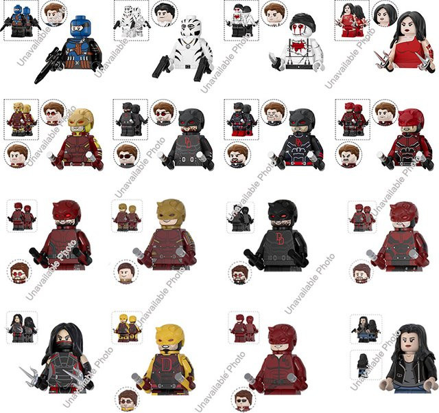 Hot Toys Marvel Daredevil Jessica Jones Matt Murdock Mini-Actionfiguren, Bausteine Spielzeug - Bild 1