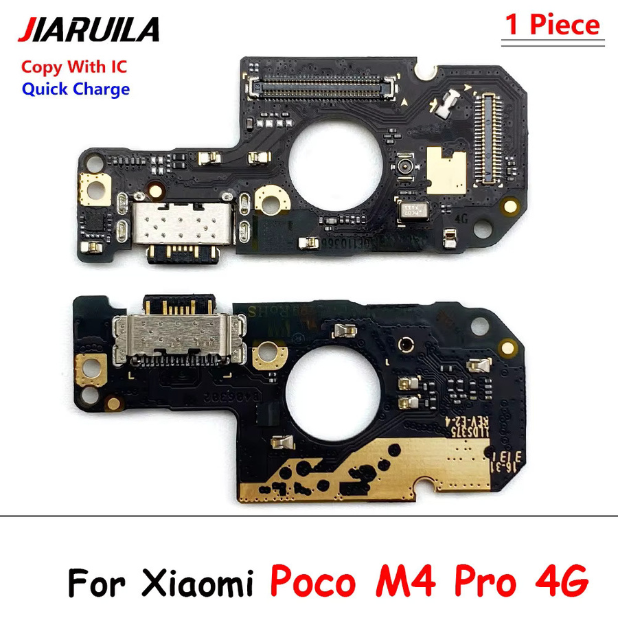 Xiaomi USB-C Ladeboard mit Mikrofon Flexkabel für Poco F2 Pro F3 F4 M3 X2 X3 X4 M4 Pro 5G in Schwarz - Bild 2