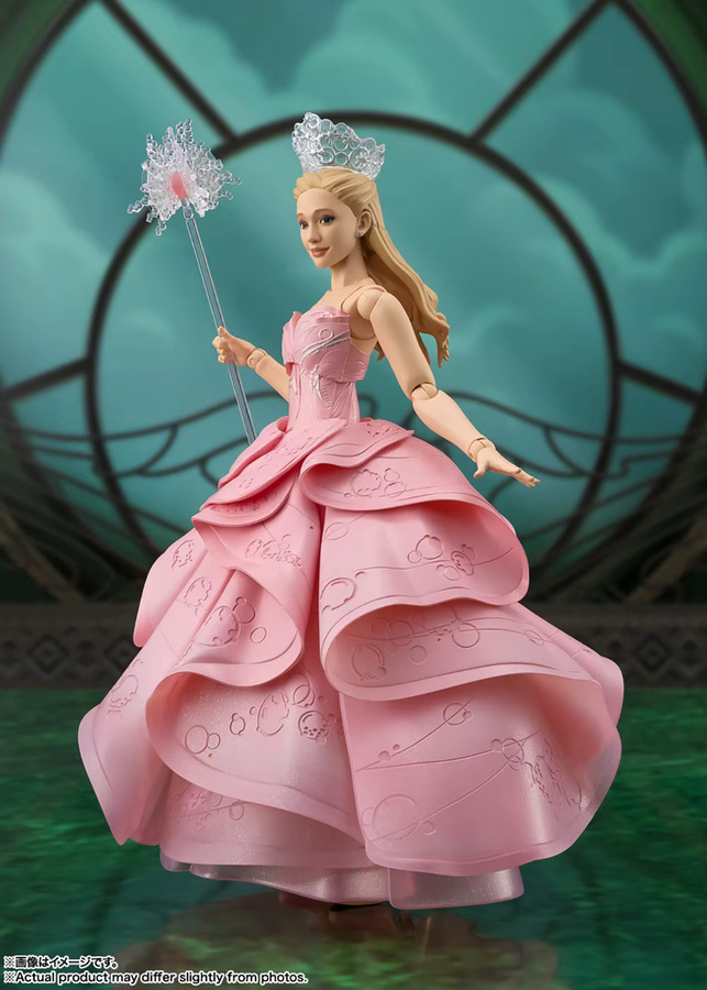 BANDAI Wicked Glinda, Actionfigur, 15cm, mit austauschbaren Gesichtern und Händen - Bild 2