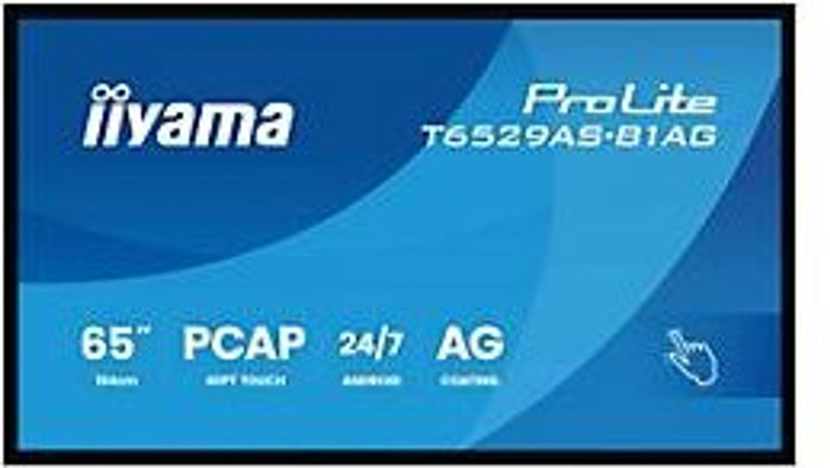 Iiyama ProLite T6529AS-B1AG Digital Signage Display mit 65 Zoll 4K UHD Touchscreen in Schwarz - Bild 2