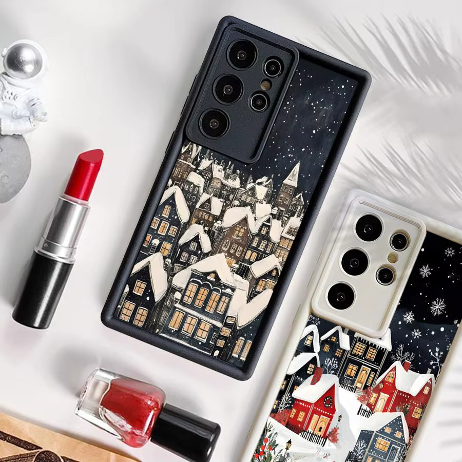 Snowy Days TPU Soft Case für Samsung Galaxy S25 Ultra S24 Plus S23 FE S21 S20FE S25+ S22 in Multicolour - Bild 5