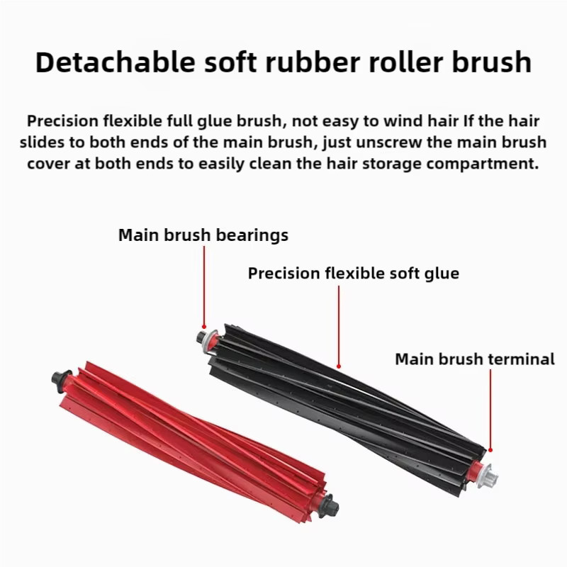 Roborock S8 MaxV Ultra Zubehörset mit Hauptseitenbürsten, Mopptüchern, HEPA-Filtern und Staubbeuteln in Multicolor - Bild 2