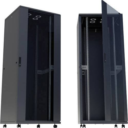 Intellinet 19 Zoll Netzwerkschrank Schwarz RAL 9005 B/H/T: 600 x 1653 x 600 mm, 32 HE - Bild 1
