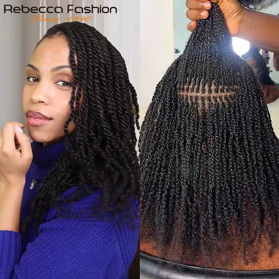 Rebecca Youth Afro Kinky Curly Bulk Echthaar, Unisex - Bild 2