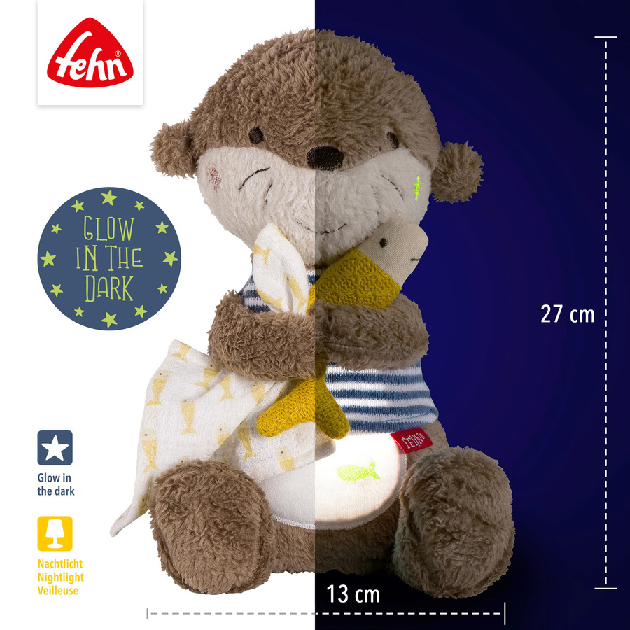 Fehn Kuscheltier Nachtlicht Otter Theo ab Geburt - Bild 2