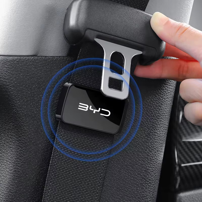Magnetischer Auto-Sicherheitsgurthalter für BYD in Schwarz, 1 oder 2 Stück - Bild 6