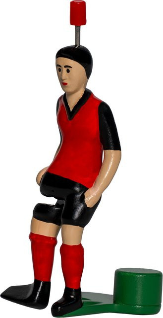 TIPP-KICK Fußball Spielzeug rot-weiß aus Metall und Zink - Bild 1