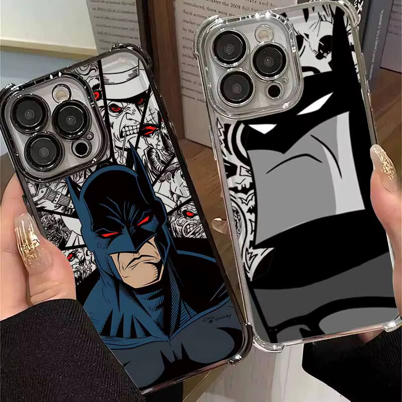 Sturzsichere Handyhülle mit B-Bats-man Logo für iPhone 11 bis iPhone 17 Pro Max in Multicolour - Bild 1