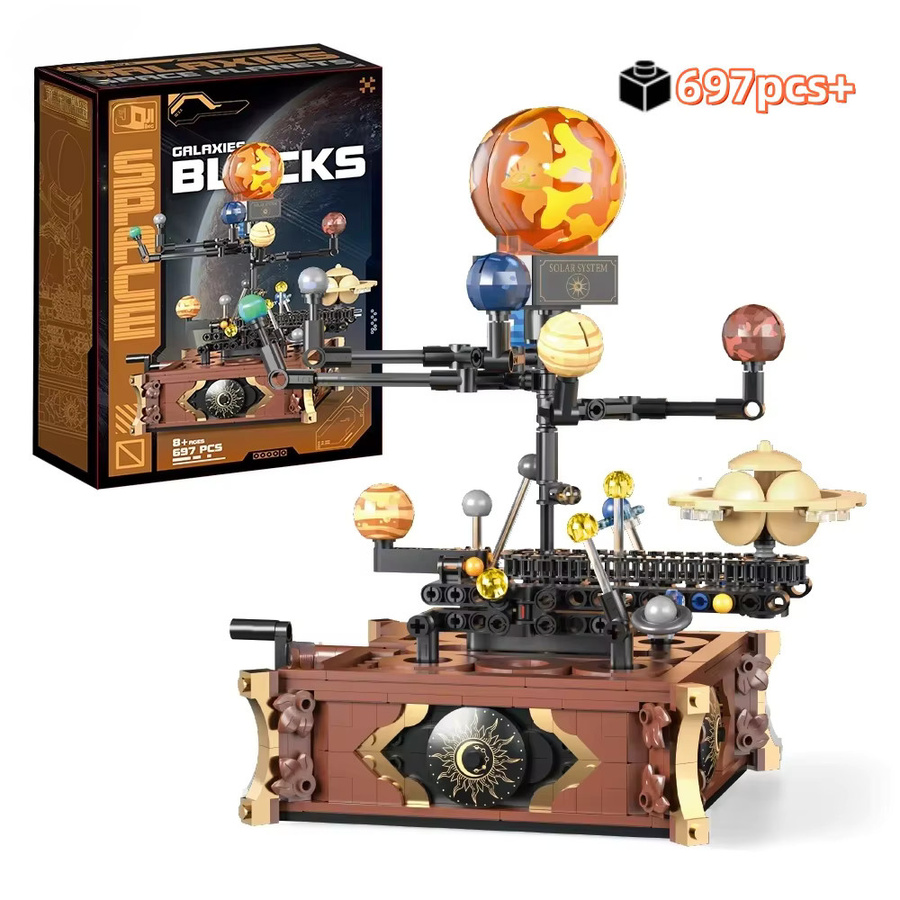 FUNXINEE Weltraum Sonnensystem-Modell, Mini-Baustein-Set, 697 Teile, ab 8 Jahren - Bild 7
