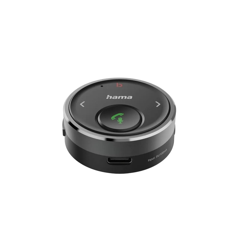 Hama Bluetooth Transmitter und Receiver für Kfz mit 3,5-mm-Klinkenanschluss, Sprachsteuerung und Freisprecheinrichtung in Schwarz und Grau - Bild 2