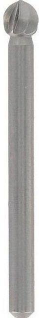 Dremel 2er-Pack Hochgeschwindigkeits-Fräser 114 aus Edelstahl, Rundspitze, Durchmesser: 7,8 mm, Farbe: Silber - Bild 1