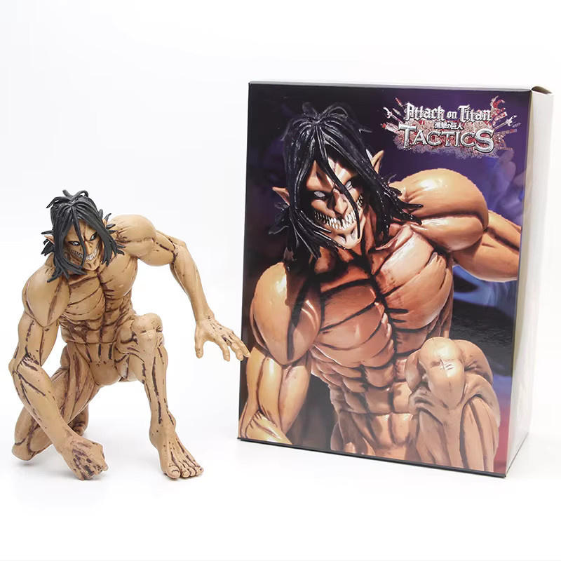 Bandai Attack on Titan Figur, Fantasy, Kunststoff, Braun - Bild 1
