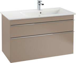 V&B Waschtischunterschrank Venticello in Blau, B/T/H: 95,3 x 50,2 x 50,2 cm - Bild 1