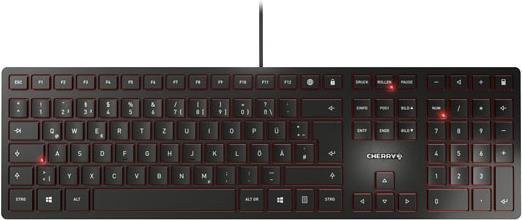 Cherry KC 6000 slim Mechanische Tastatur USB QWERTY US Layout Schwarz - Bild 1