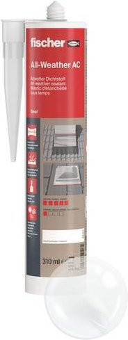 Fischer DDK 310 Allwetter-Dichtstoff transparent 310 ml - Bild 1