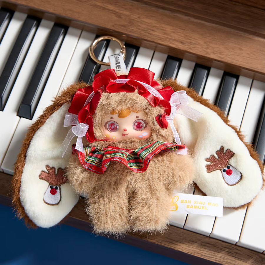 52TOYS Samuel Tea Party On A Snowy Night Vinyl Plüschpuppe, Schlüsselanhänger, Blind Box - Bild 3