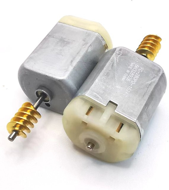 Universeller Zentralverriegelungs-Aktuator-Motor mit Kohlebürstenhalter für Ford Kuga, Mazda, Land Rover, Volvo und Jaguar in Silber - Bild 1