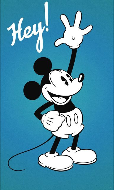 Komar Fototapete Vlies Mickey Hey Breite: 120 cm, Höhe: 200 cm - Bild 1