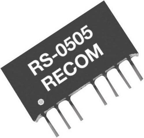 RECOM RS-2405D DC/DC-Wandler Print 24 V/DC auf 5 V/DC und -5 V/DC 200mA 2W Schwarz - Bild 1