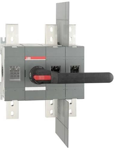 ABB OT800U12P Lasttrennschalter 800A 1000V in Schwarz und Grau - Bild 1