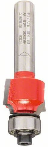 Bosch Abrundfräser Expert for Wood Silber, Schaftdurchmesser: 8 mm, Durchmesser: 18,7 mm, Radius: 3 mm, Gesamtlänge: 55 mm - Bild 1