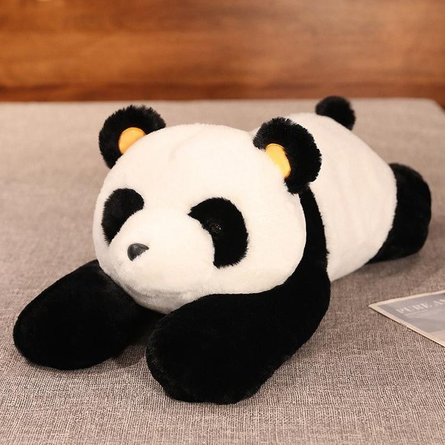 Große Party Panda Puppe Plüschtier, Schwarz-Weiß, 100cm - Bild 1