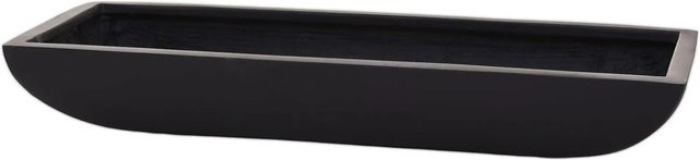 Vivanno Pflanzschale Zoey Anthrazit aus Fiberglas B/T/H: 64 x 24 x 10 cm - Bild 1