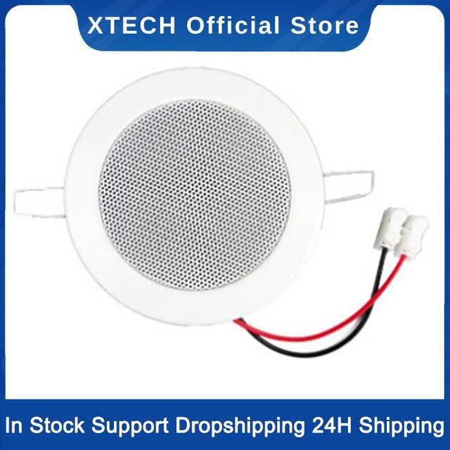 Passiver Deckenlautsprecher für das Badezimmer, 3 Zoll, 8 Ohm, 6 W, feuchtigkeitsbeständig, Weiß - Bild 1