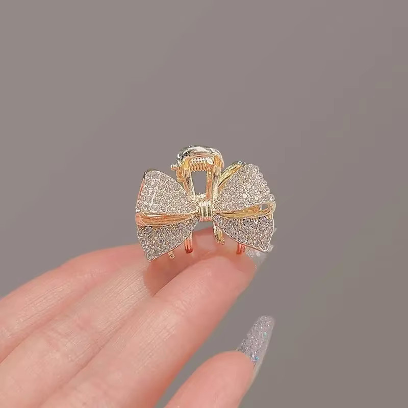 HIYAYZ Haarspange mit Strass, Mini Haarklammer, Damen - Bild 1