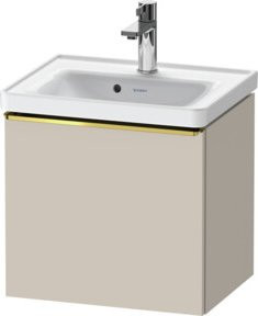 Duravit Waschtischunterschrank D-Neo in Taupe, B/T/H: 48,4 x 37,2 x 44 cm - Bild 1
