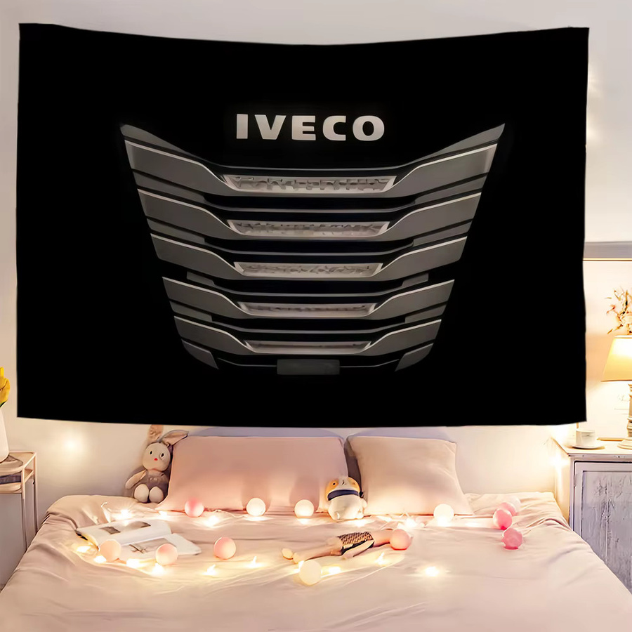 Dekorative Kunst-Flagge i-IVECO in Schwarz, B/H: 60,0 x 40,0 cm - Bild 6