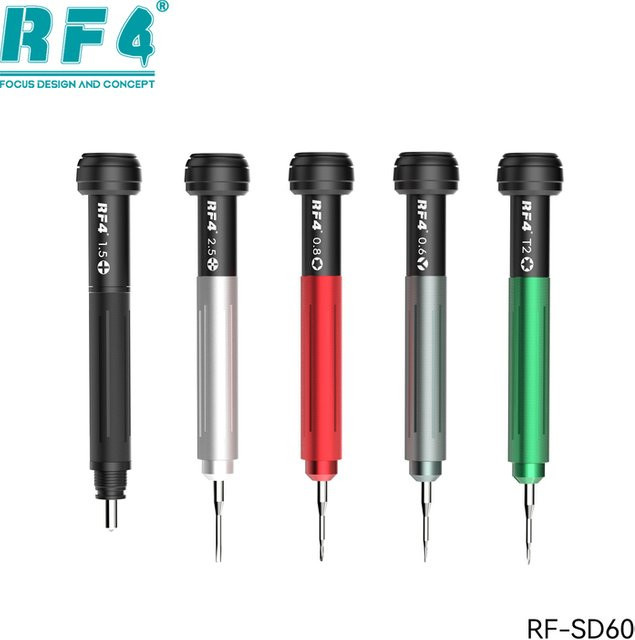 RF4 RF-SD60 Multifunktionales 6-in-1 Schraubendreher-Set aus Aluminium-Kupferlegierung für Mobiltelefone - Bild 1