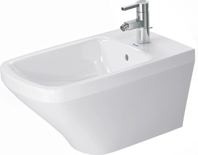 Duravit Wand-Bidet DuraStyle in Weiß mit Überlauf und 1 Hahnloch, Breite: 62 cm - Bild 1