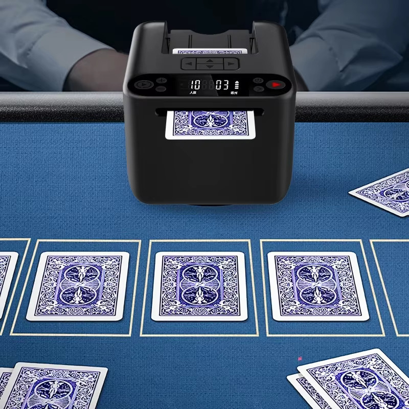 Dreamburgh Automatische Händlermaschine für Spielkarten, Partyspiel, Schwarz - Bild 4