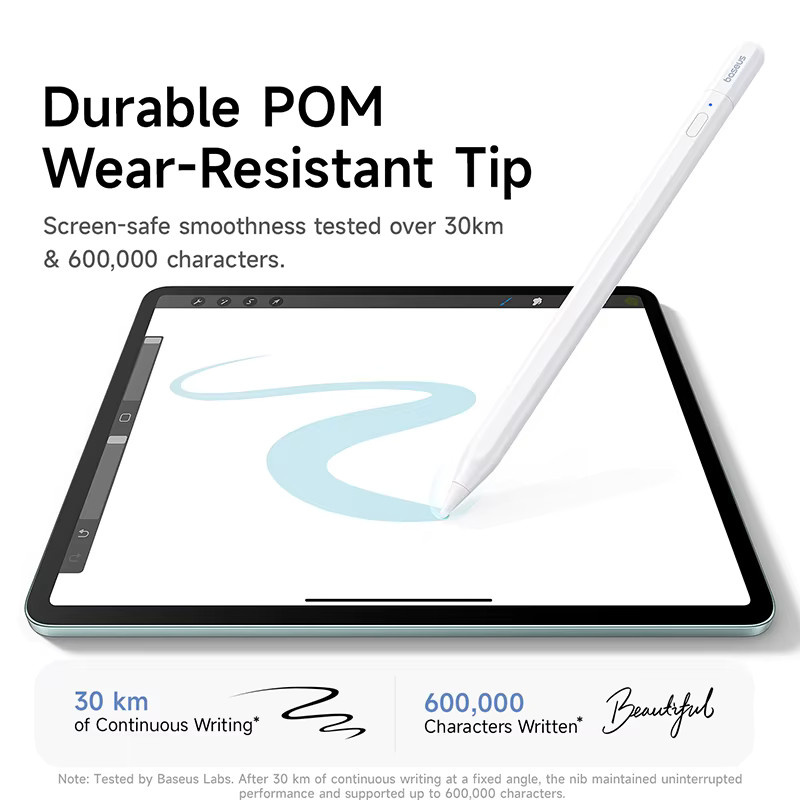 Baseus PS3 Air Bluetooth Stylus Stift für iPad in Weiß – Universeller Touch-Schreibstift für iPad Air, Pro und Mini - Bild 2