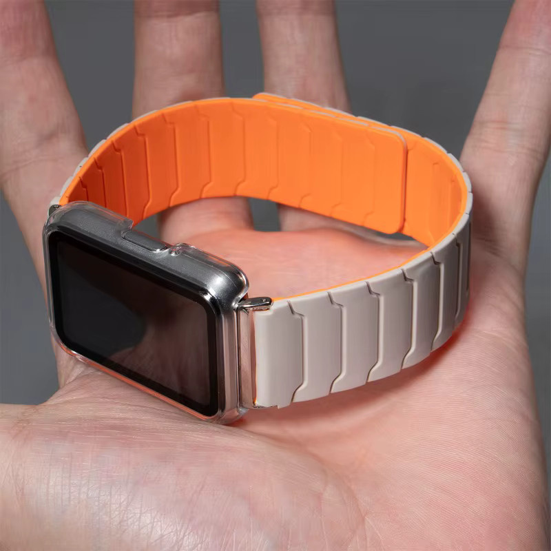 CAOWTAN Hülle und Silikonarmband für Samsung Galaxy Watch Fit 3, Unisex - Bild 1