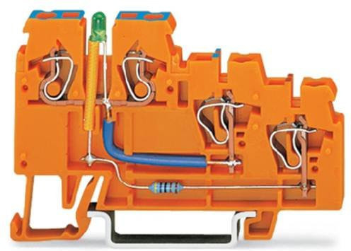 WAGO Initiatorenklemme 270-564/281-483 Orange 5 mm 10 Stück - Bild 1