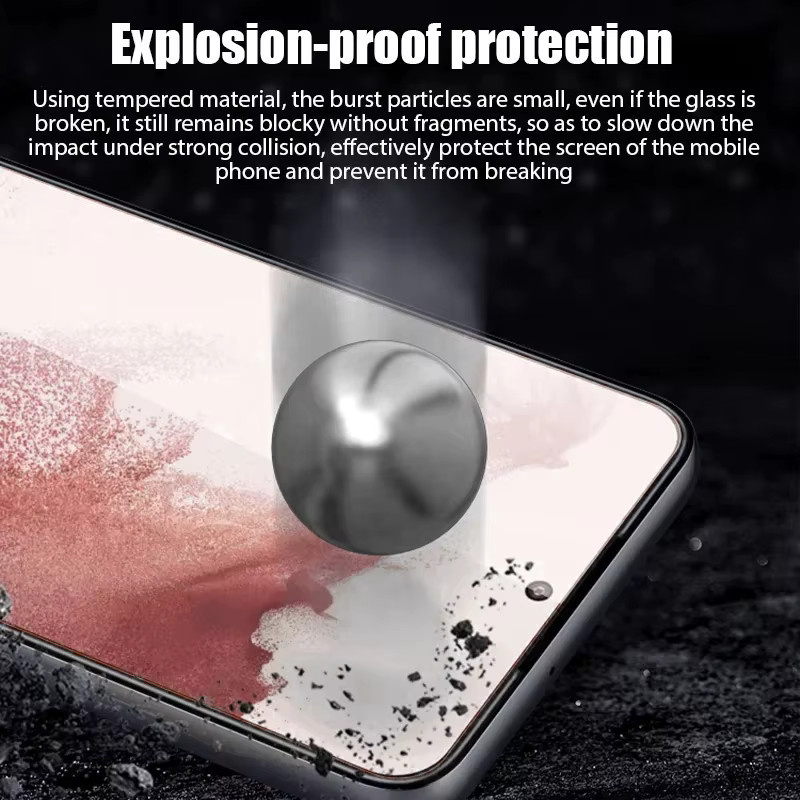 2er-Pack Full Screen Protector für Samsung Galaxy S23 FE, transparent, kompatibel mit Fingerabdrucksensor - Bild 6