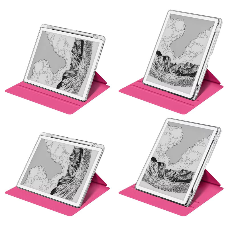 Greliana Magnetische Smart-Hülle für Kindle Scribe 11 Zoll 2025 und Scribe Colorsoft 11 Zoll, Acryl-E-Book-Hülle mit Stifthalter in Pink oder Purple - Bild 3