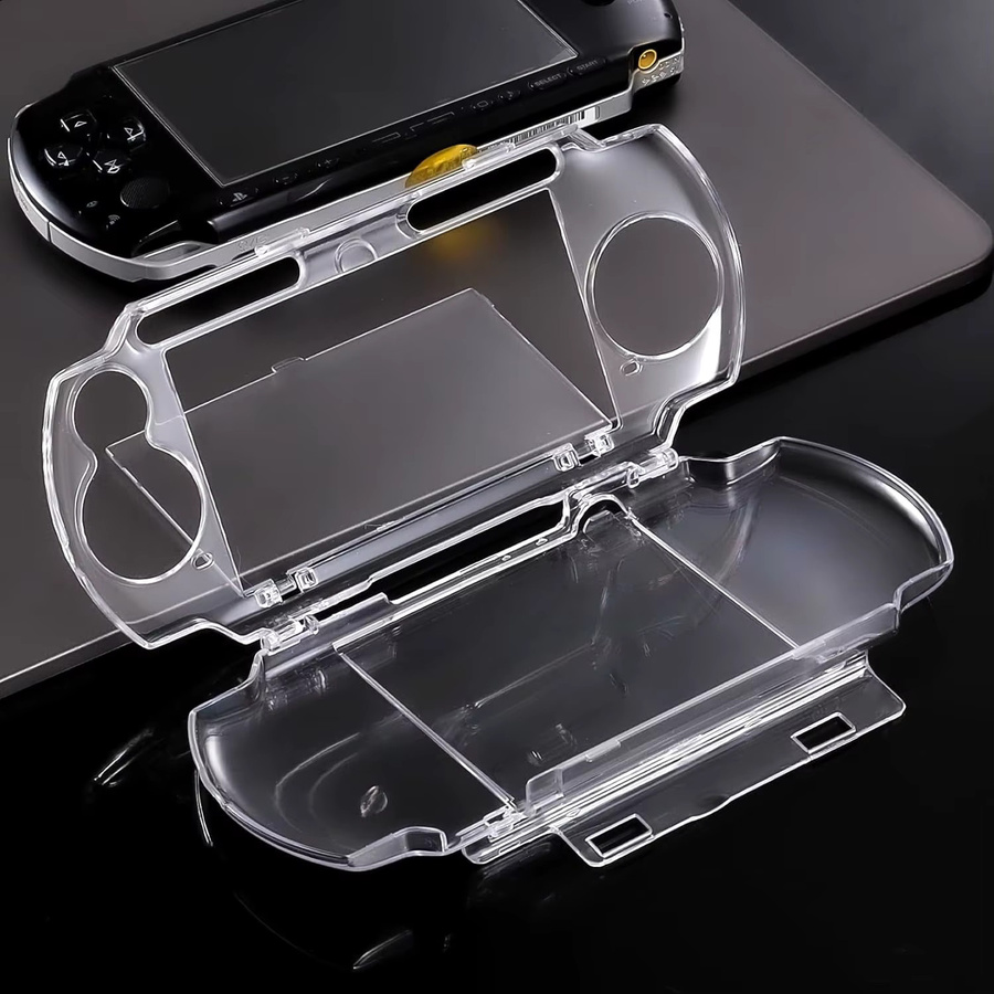 Protecto Kratzfeste Schutzhülle für PSP 2000 und PSP 3000 in Transparent, Aufsteckbare Ganzkörperabdeckung als Kristallschale - Bild 3